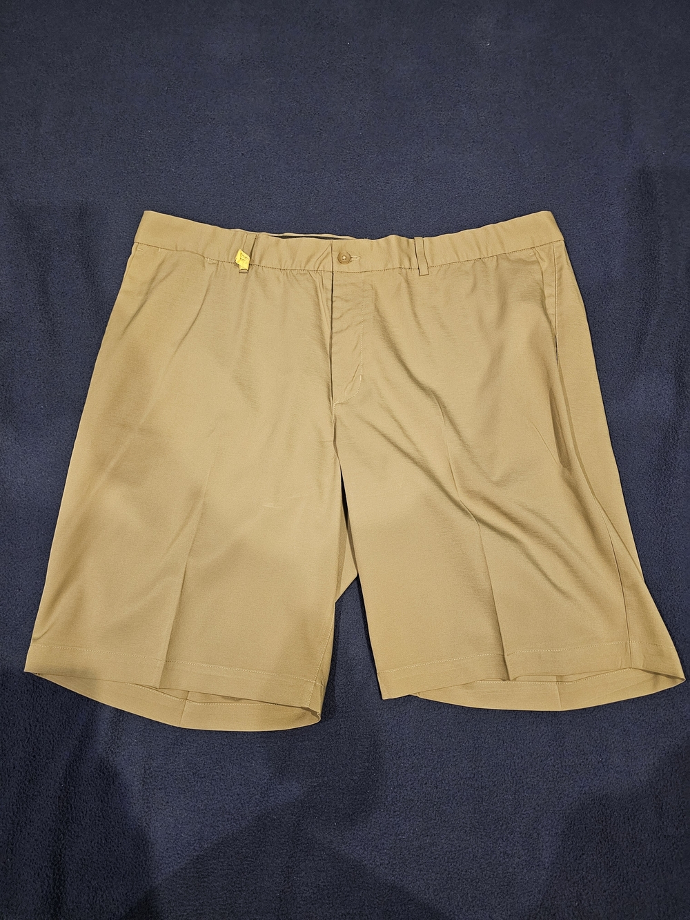 Nike Men's Flat Front Khaki Dri-Fit Golf Shorts